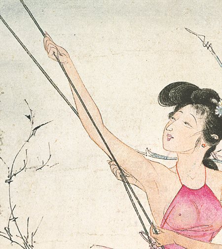 宁国-胡也佛的仕女画和最知名的金瓶梅秘戏图